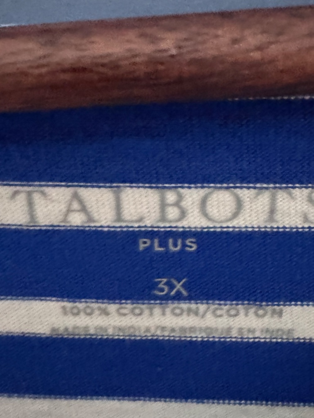 Authentic Talbots Tee - Embroidered Frenchie Size 3X NWOT - Picture 4 of 8